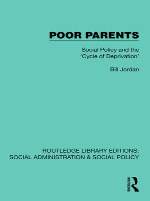 cover image of Poor Parents